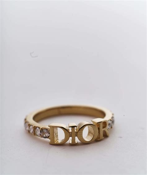 christian dior ring goud|christian dior ring sizing.